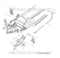 CHASSIS, CLUTCH GUARD AND FOOTRESTS