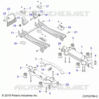 SEAT MOUNTING, FRONT