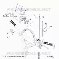ENGINE, THROTTLE CONTROL ASM.