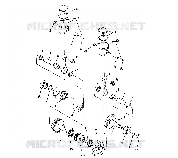 PISTON   CRANKSHAFT  TRAIL (4921272127041A)
