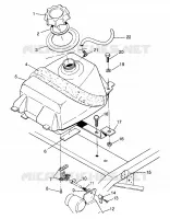 FUEL TANK SCRAMBLER W967840 (4935823582A012)