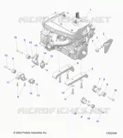 ENGINE, MOUNTING & LONG BLOCK