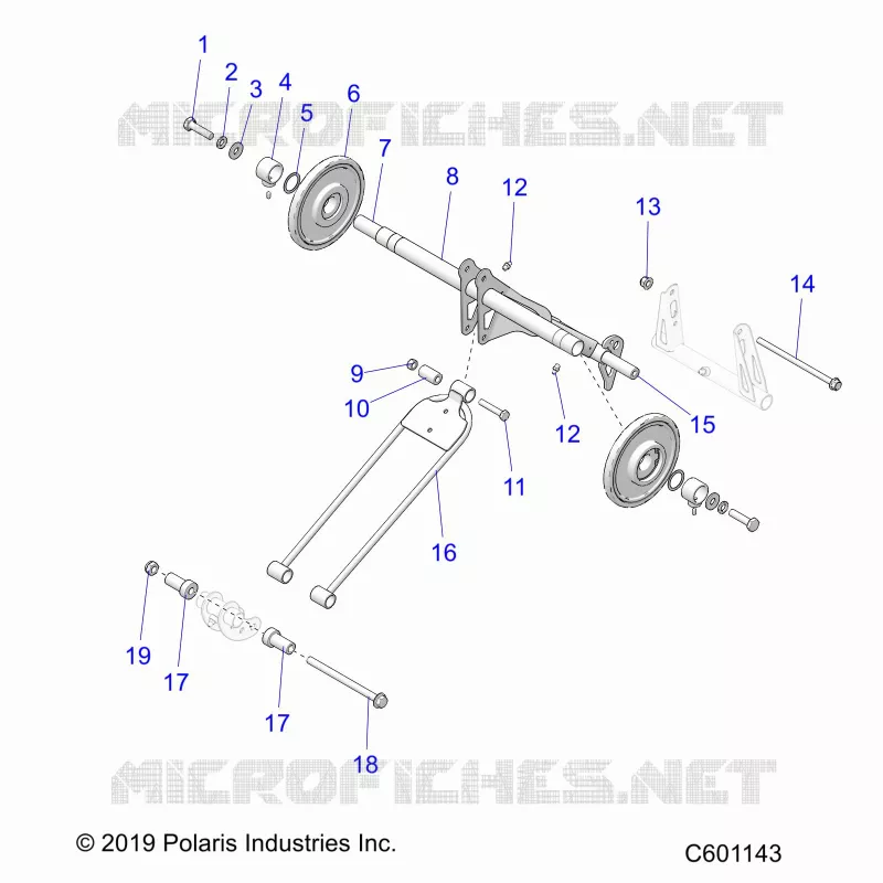 SUSPENSION, REAR TORQUE ARM