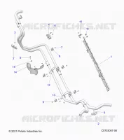 COOLING, HOSE MOUNTING