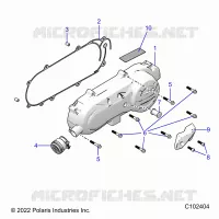 DRIVE TRAIN, CLUTCH COVER AND DUCTING