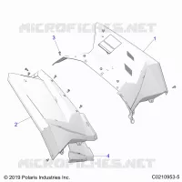 REAR BODYWORK CAB AND HEAT SHIELDS