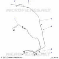 FUEL SYSTEM, LINES, STD.