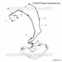 BODY, FUEL LINES, STD. 