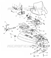 HOOD ASSEMBLY WIDETRAK GT 0952061 AND  EUROPEAN WIDETRAK GT E952061 (4928962896A010)