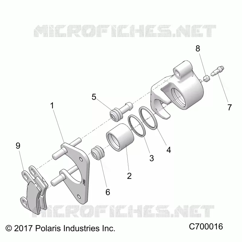BRAKES, REAR CALIPER