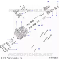 ENGINE, CYLINDER HEAD, CAMS AND VALVES