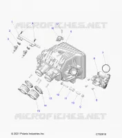 ENGINE, INTAKE INTAKE MANIFOLD, THROTTLE BODY, FUEL RAIL- Z24NMC99AM/BM (C702910)