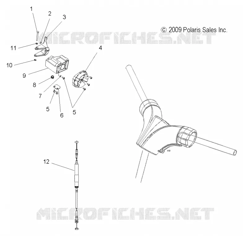 ENGINE, THROTTLE   CONTROL ASM.