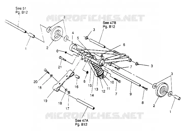 FRONT TORQUE ARM WIDETRAK LX 0952064 AND  EUROPEAN WIDETRAK LX E95 (4928942894B013)
