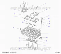 ENGINE, CYLINDER HEAD AND VALVES