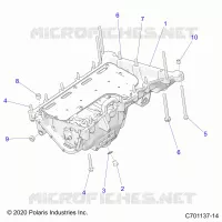 OIL PAN, MOUNTING AND RELATED
