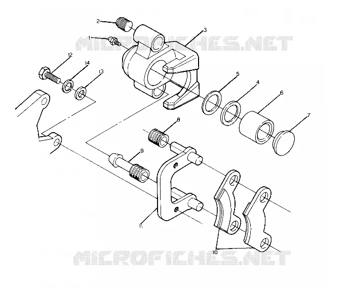 MIDDLE AXLE BRAKE  BIG BOSS 4X6 (4919801980019A)