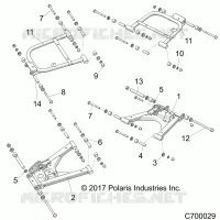 REAR SUSPENSION CONTROL ARMS