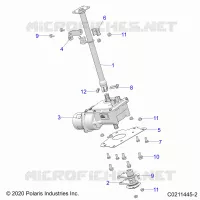 STEERING POST  AND EPS