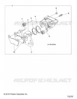 BRAKES, FRONT BRAKE CALIPER