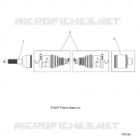 DRIVE TRAIN, MID DRIVE SHAFT