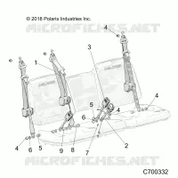 SEAT BELT AND MOUNTING