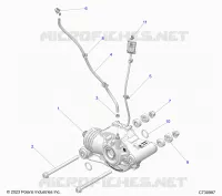 DRIVE TRAIN, FRONT GEARCASE MOUNTING