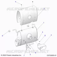 ENGINE, EXHAUST SYSTEM, SILENCER AND RELATED