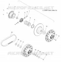 DRIVE TRAIN, CLUTCH, SECONDARY