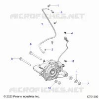DRIVE TRAIN, FRONT GEARCASE MOUNTING