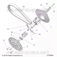 DRIVE TRAIN, CLUTCH, SECONDARY