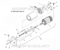 ENGINE, STARTING MOTOR