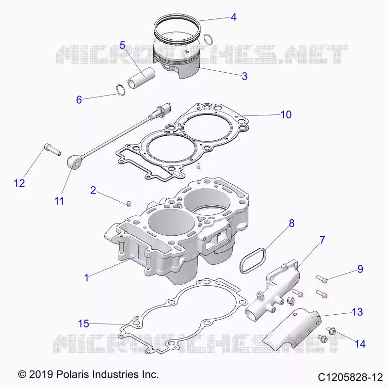 CYLINDER AND PISTON