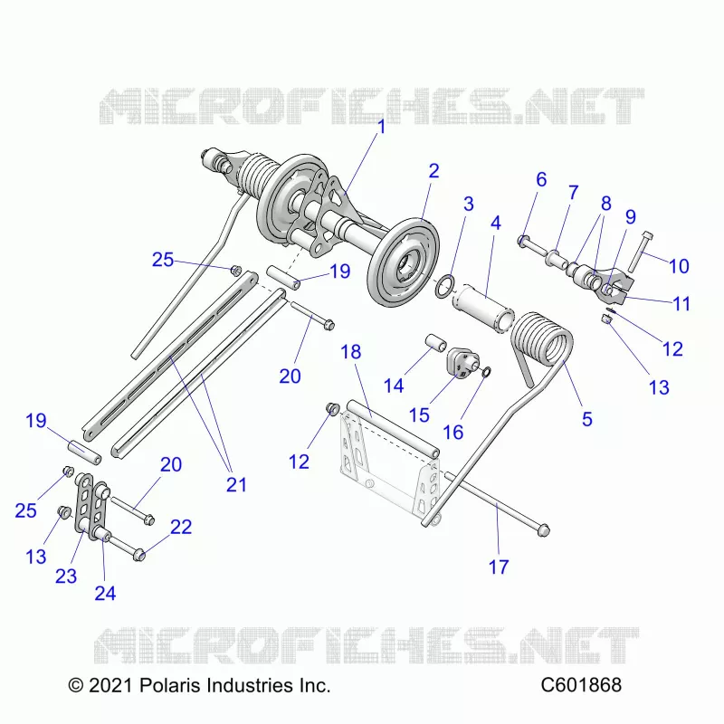SUSPENSION, REAR TORQUE ARM