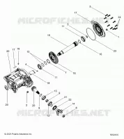 DRIVE TRAIN, RIGHT ANGLE GEARCASE ASM.