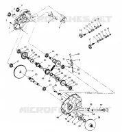 GEARCASE ASSEMBLY 2X4 400L W947540 (4926752675C003)