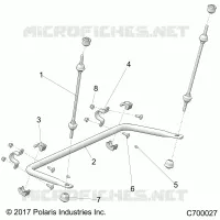 SUSPENSION, REAR STABILIZER BAR