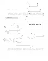 REFERENCES, TOOL KIT AND OWNERS MANUALS
