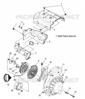 BLOWER HOUSING    RECOIL STARTER