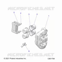 BARKE CALIPER ASM.