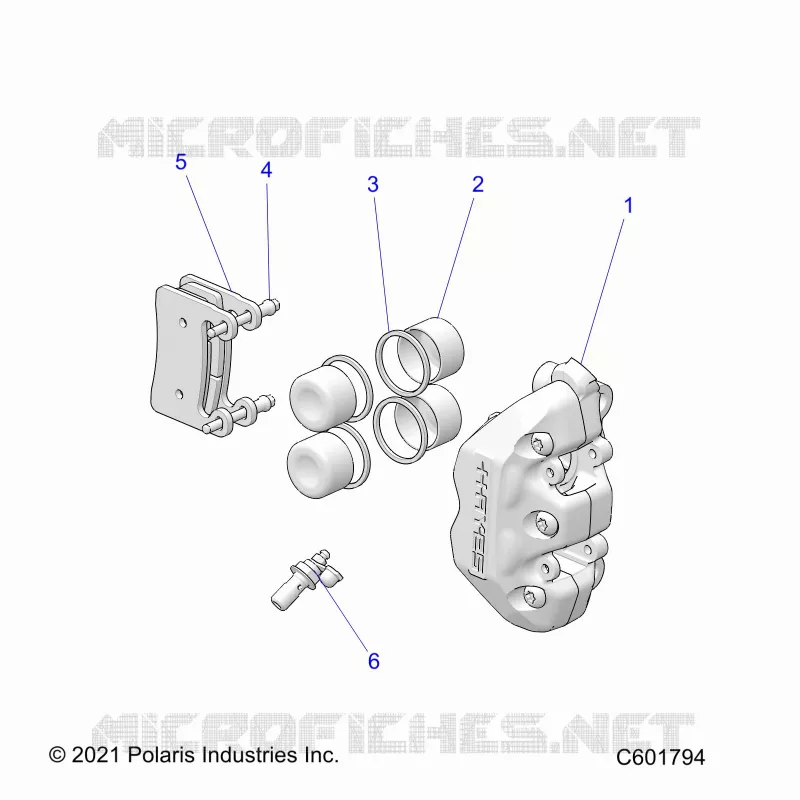 BARKE CALIPER ASM.