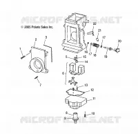 ENGINE, CARBURETOR, LOWER