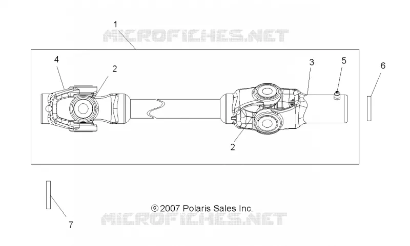 DRIVE TRAIN, FRONT PROP SHAFT