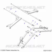 REAR SUSPENSION CONTROL ARM MOUNTING