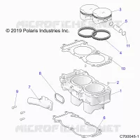 CYLINDER AND PISTON