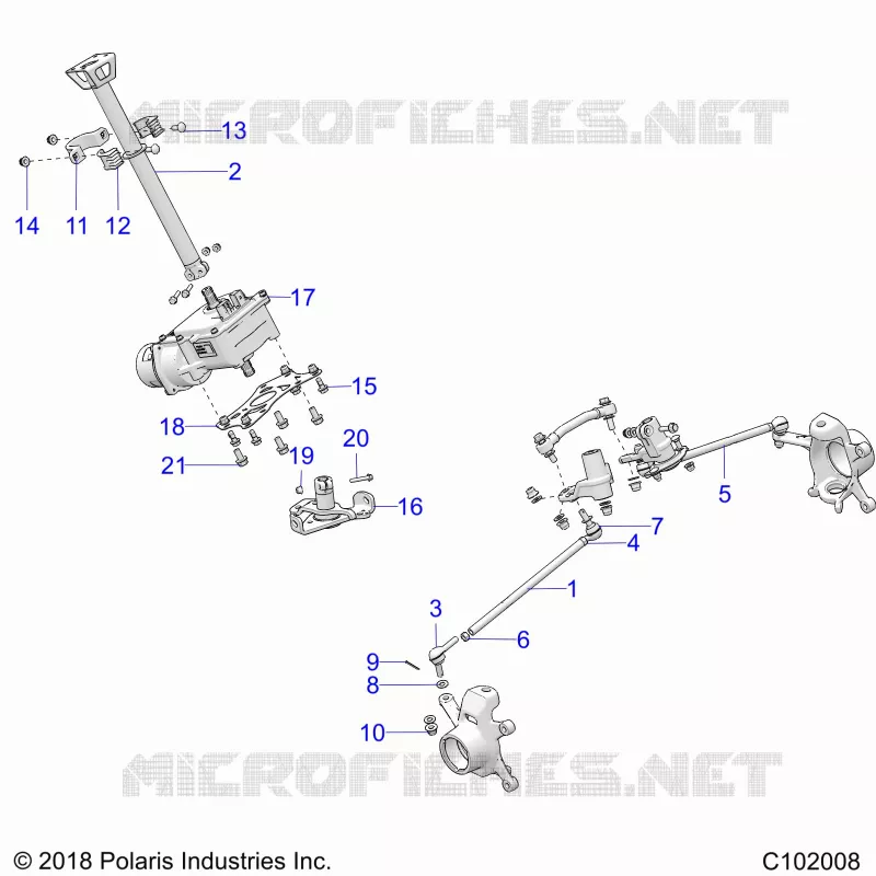 STEERING POST ASM.