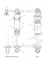 SUSPENSION, FRONT SHOCK TRACK, MONOTUBE