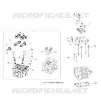 CYLINDER HEAD, CAMS AND VALVES