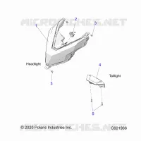 ELECTRICAL, HEADLIGHT AND TAILLIGHT