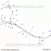 COOLING ROUTING, ENGINE